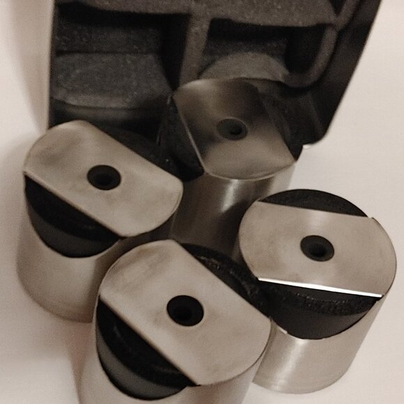 Set of 4 Assorted 75th Mopar Logo Metal Piston 1997-2012 - Picture 6 of 8